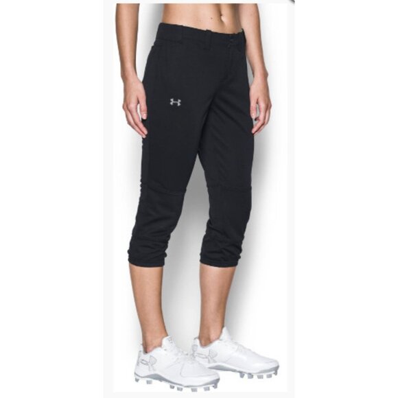 NWT Under Armour Softball Polyester Pants Black Adult Size XL - Picture 3 of 3